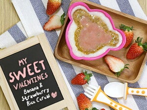 My Sweet Valentine (Banana and Strawberry Rice Cereal) My Sweet Valentine (Banana and Strawberry Rice Cereal)
