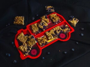 Baked porridge bars Baked porridge bars