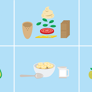 Pregnancy Snacks Selector Infographic