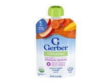 GERBER Organic Pouch Puree - Carrot Apple Mango