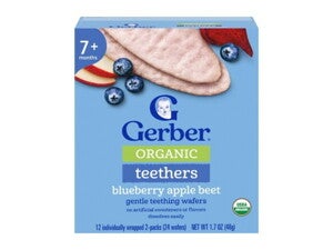GERBER Organic Teether – Blueberry Apple Beet