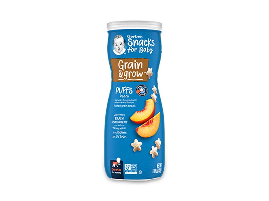 Gerber Puffs Peach Gerber Puffs Peach