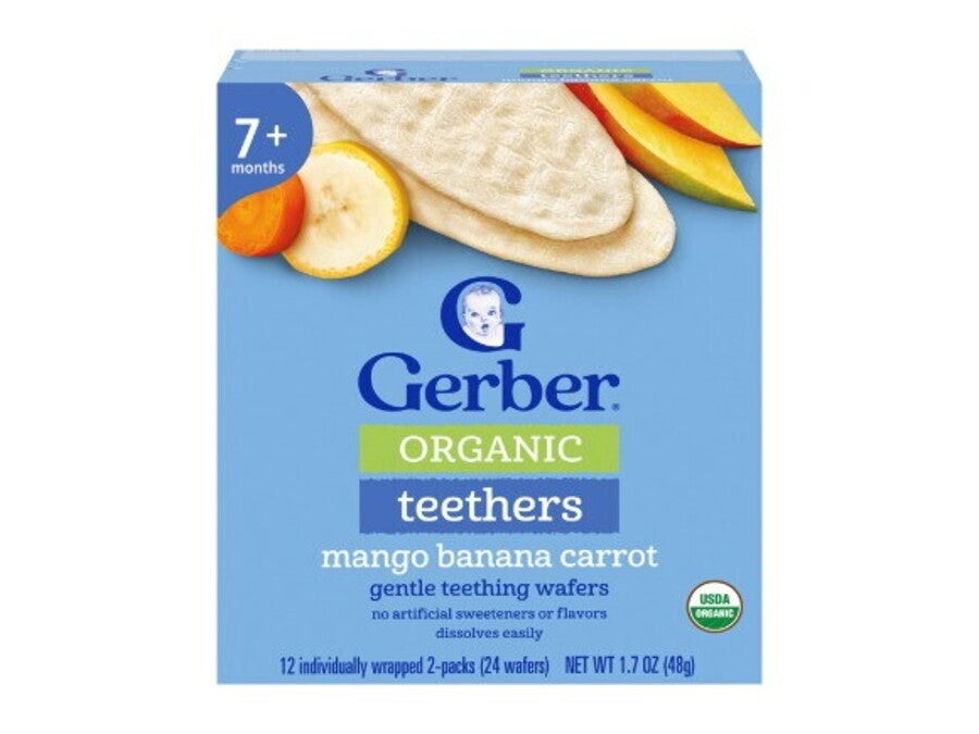 GERBER Organic Teether – Mango Banana Carrot